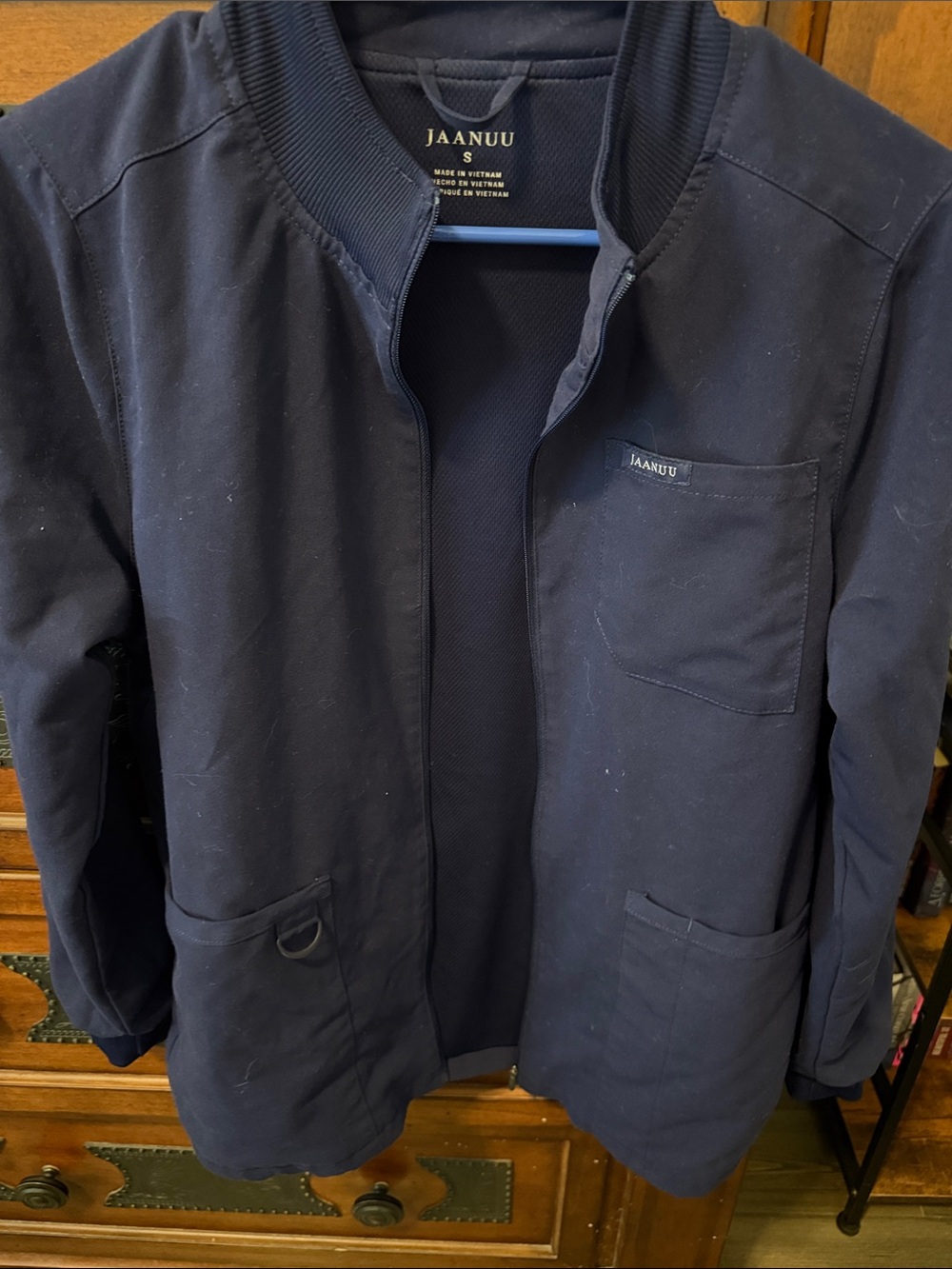 Jaanuu scrub Dark Navy Lightweight Jacket